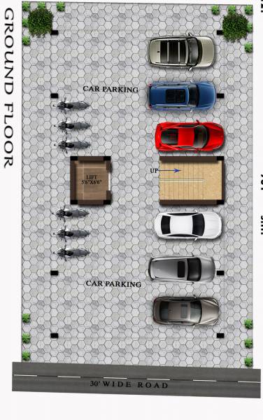  pebbles Pebbles Cluster Plan for ground Floor