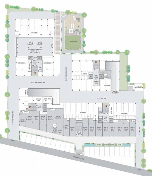  aman-royal Tower A Cluster Plan