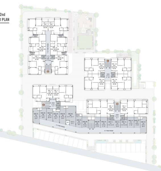  aman-royal Tower B Cluster Plan