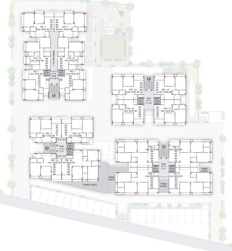  aman royal Tower C Cluster Plan