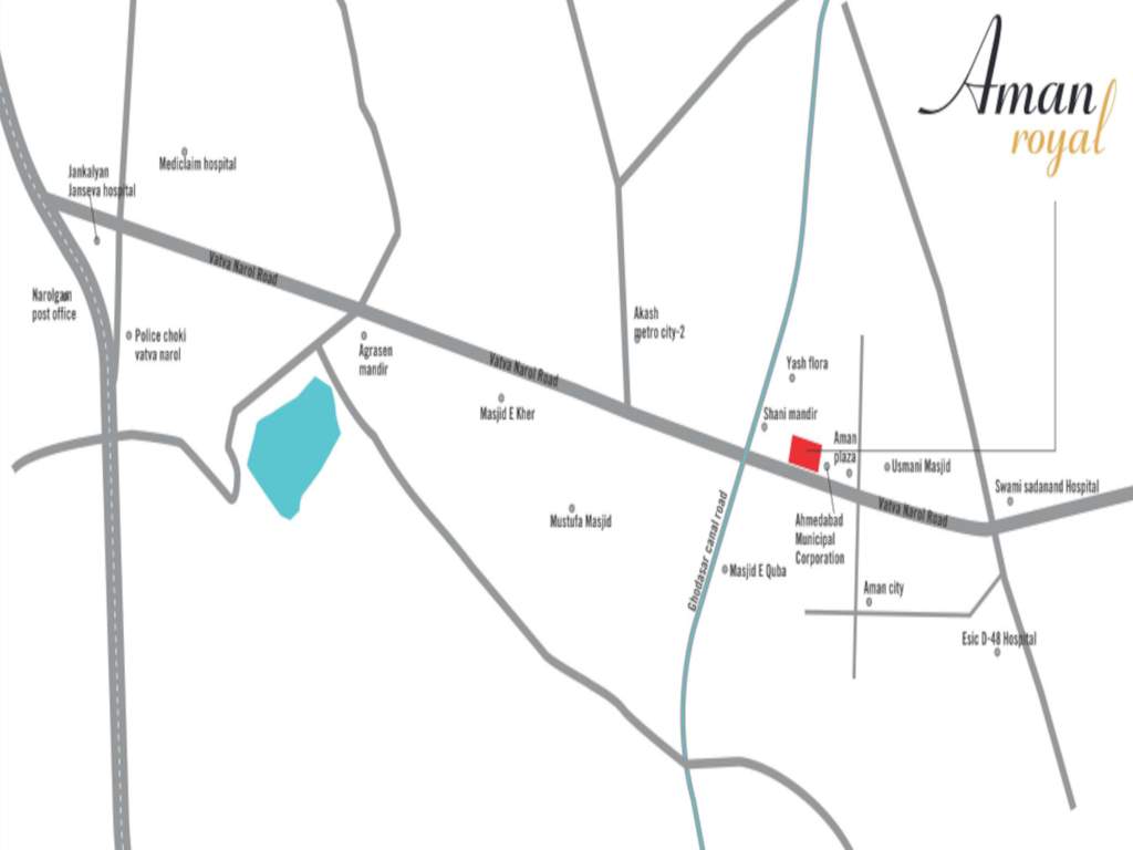  aman royal Location Plan