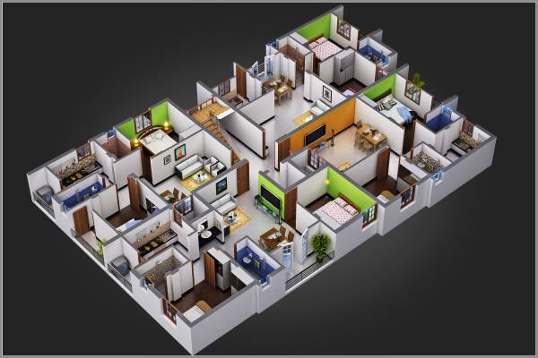 shrustis-venus Venus 3d Cluster Plan