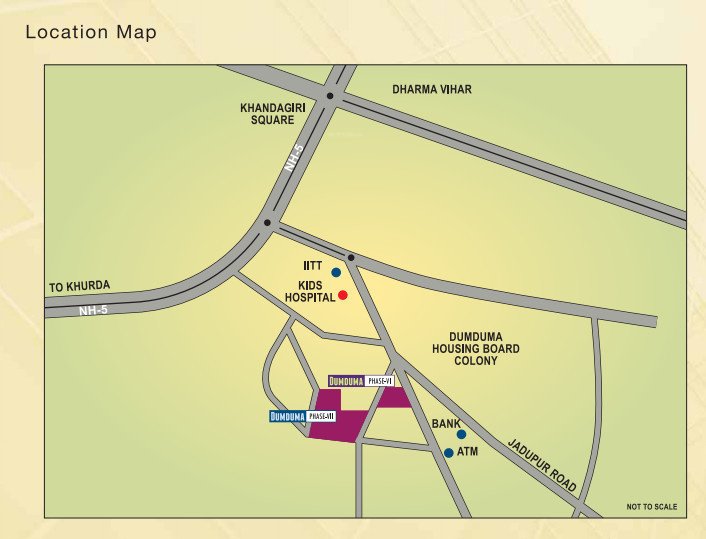  dumduma phase vii Location Plan