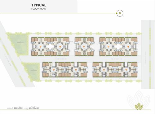  pushkar-residency Block B Cluster Plan
