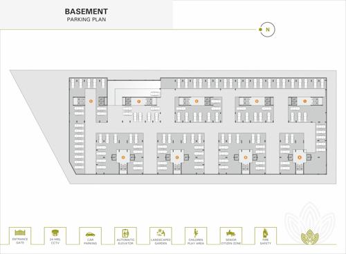  pushkar-residency Block C Cluster Plan