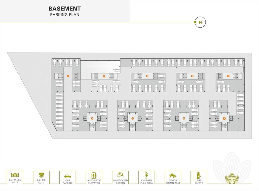 pushkar residency Block C Cluster Plan