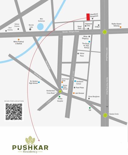  pushkar-residency Location Plan