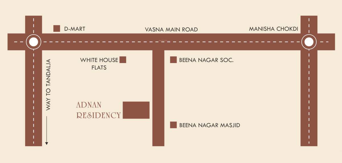  adnan residency Location Plan