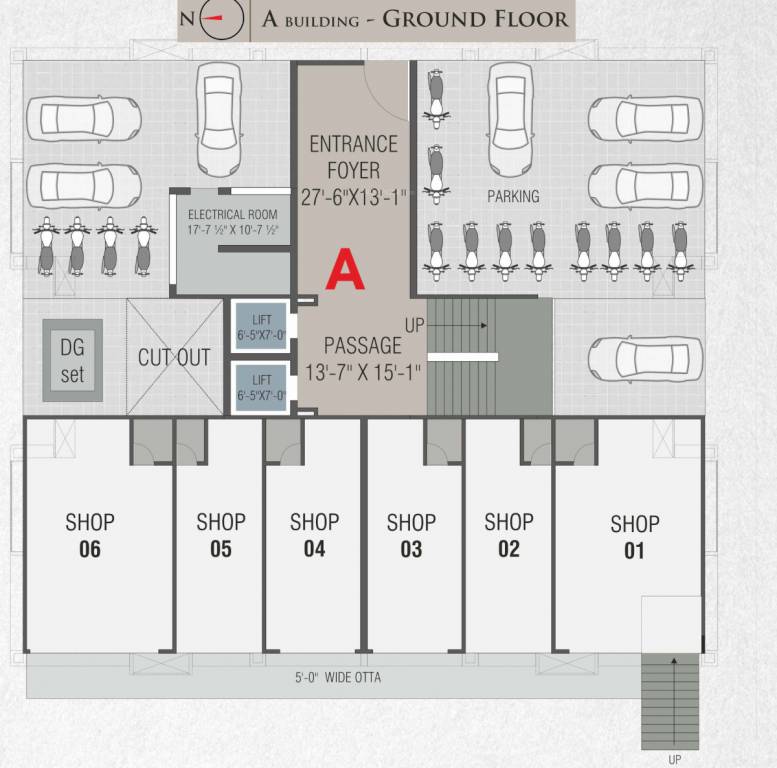  veer anantta Block A Cluster Plan for ground Floor