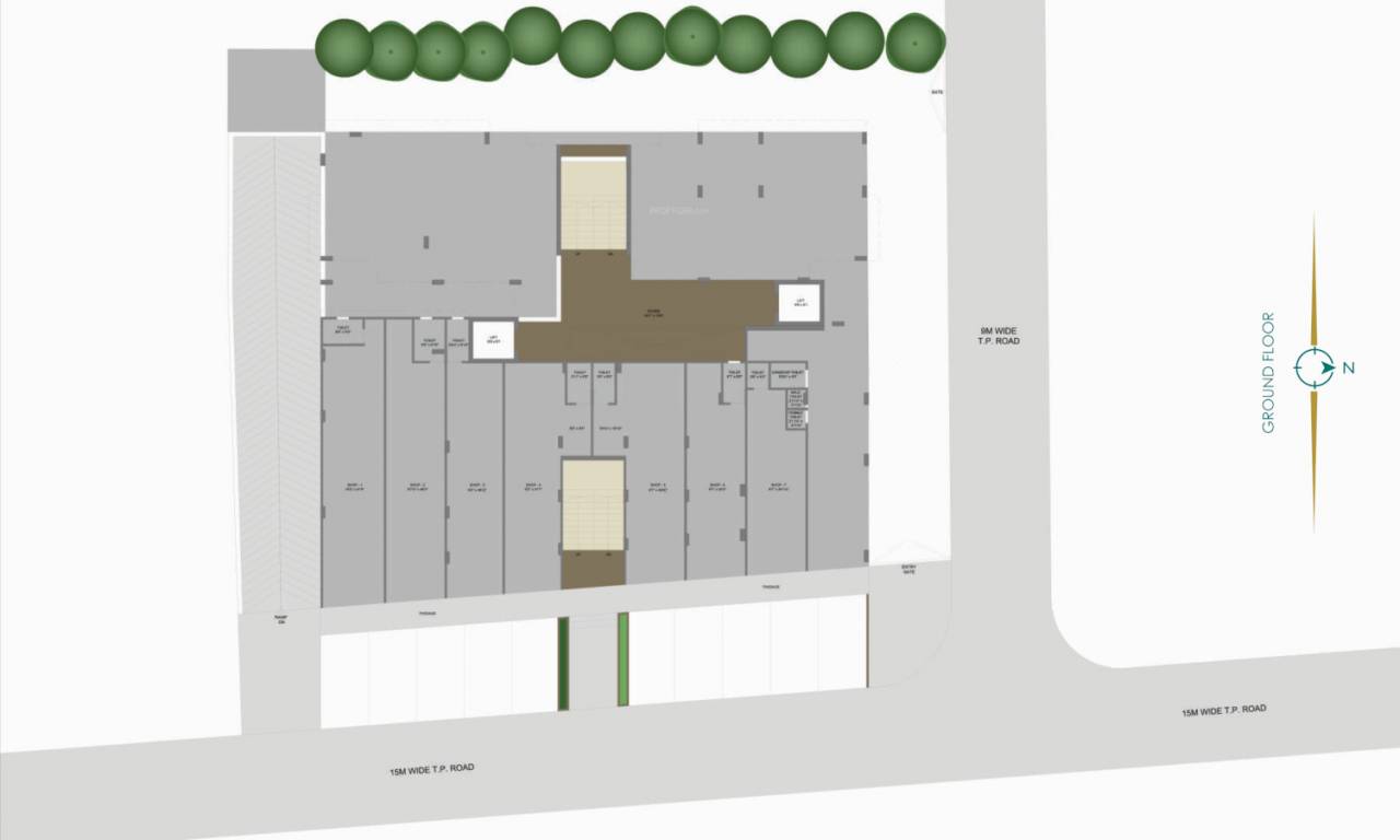  serene 2 Serene 2 Cluster Plan for ground Floor