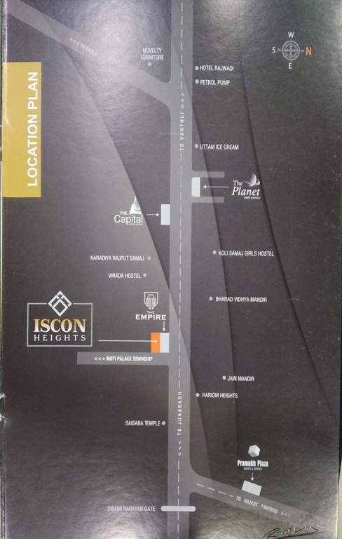  iscon heights Location Plan