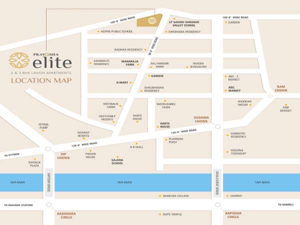  prayosha-elite Location Plan