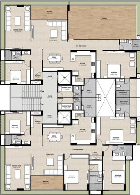  greencraft-residences Greencraft Residences Cluster Plan For 6th Floor