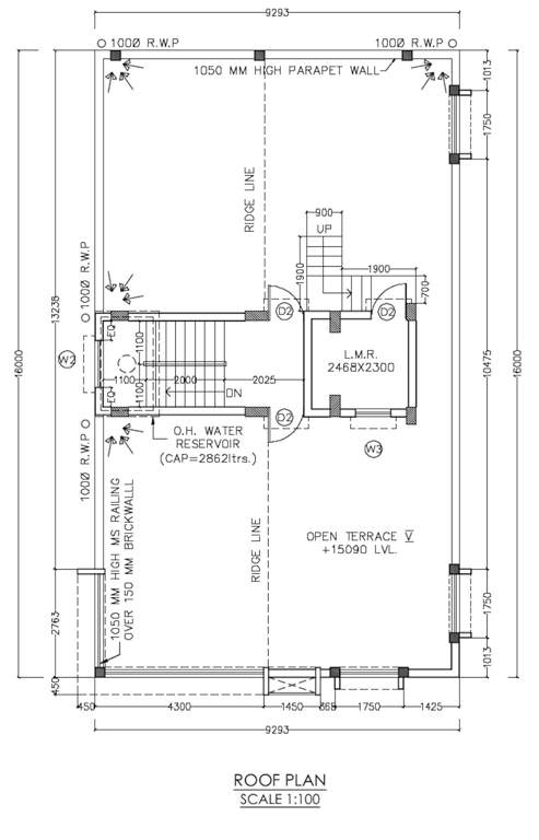  mrinomoy co operative housing society pvt ltd Mrinomoy Co Operative Housing Society Pvt Ltd Cluster Plan For Roof Plan
