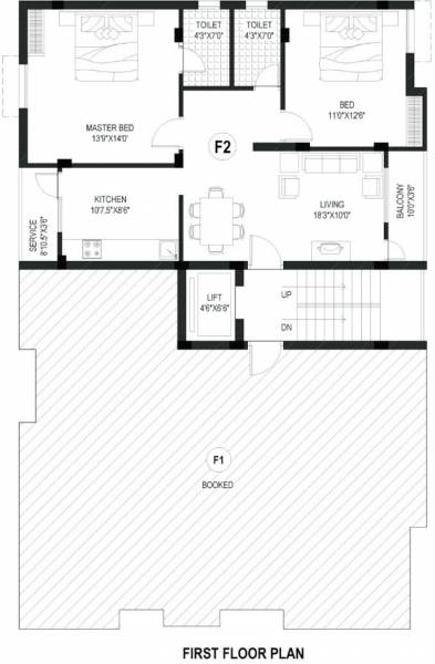  sai-estancia Dummy Tower Cluster Plan for 1st Floor