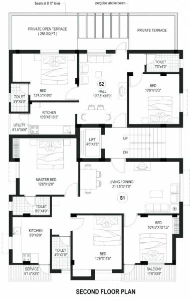  sai-estancia Dummy Tower Cluster Plan for 2nd Floor