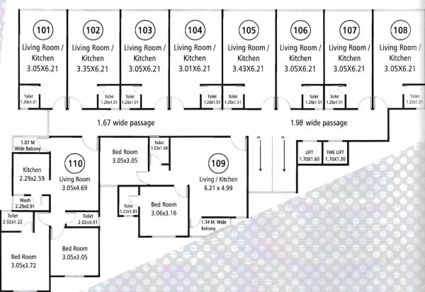  height Height Cluster Plan For 1st Floor
