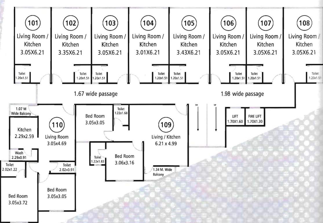  height Height Cluster Plan For 1st Floor