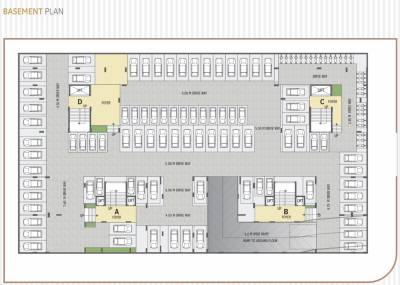 Block A, Block B, Block C And Block D Basement Cluster Plan aalay Block A, Block B, Block C And Block D Basement Cluster Plan