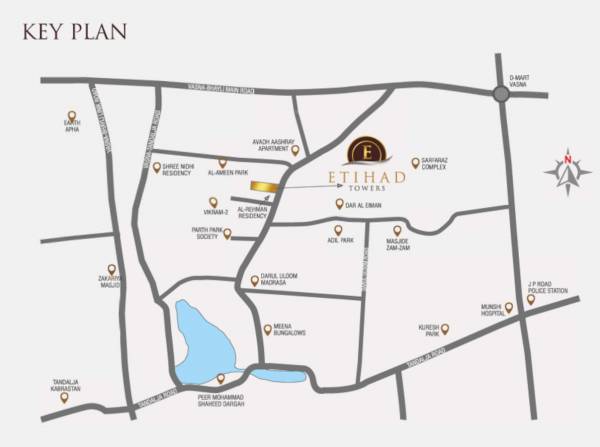  etihad-towers Location Plan