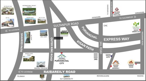  anant-krishna-purvanchal-city Location Plan