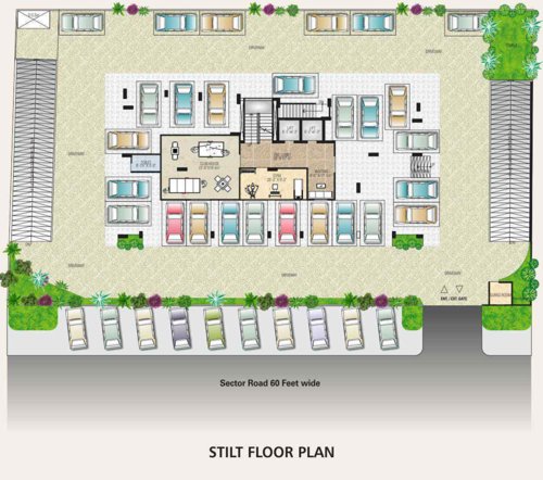  bhavyaa-green-zenith Bhavyaa Green Zenith Cluster Plan for ground Floor
