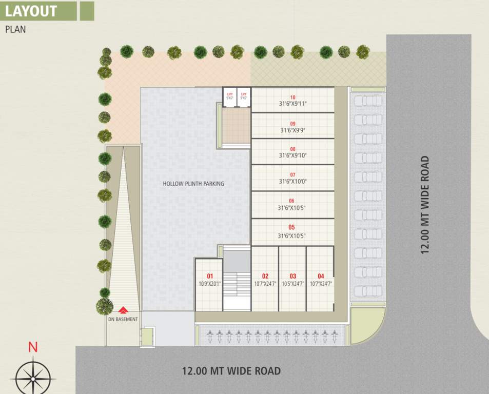  shagun residency Shagun Residency Cluster Plan for ground Floor