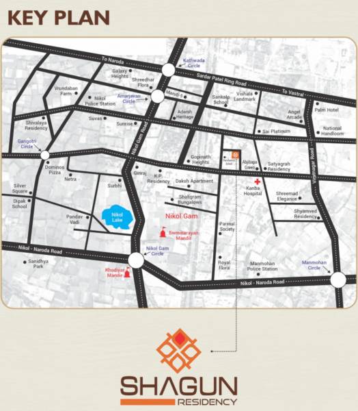  shagun-residency Location Plan