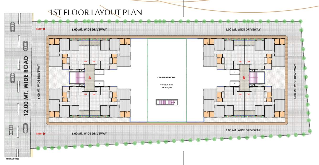  merriott hills Merriott Hills Cluster Plan for 1st Floor