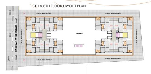  merriott-hills Merriott Hills Cluster Plan for 5th & 8th Floor