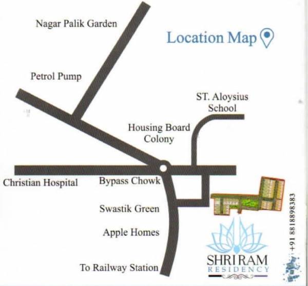  shri-ram-residency Location Plan