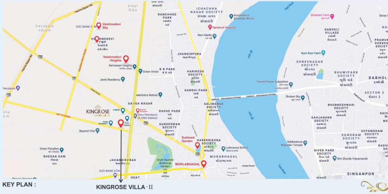 kingrose villa ii Location Plan