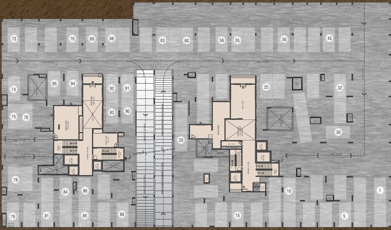  khushal gardens Khushal Gardens Cluster Plan For 1st Floor