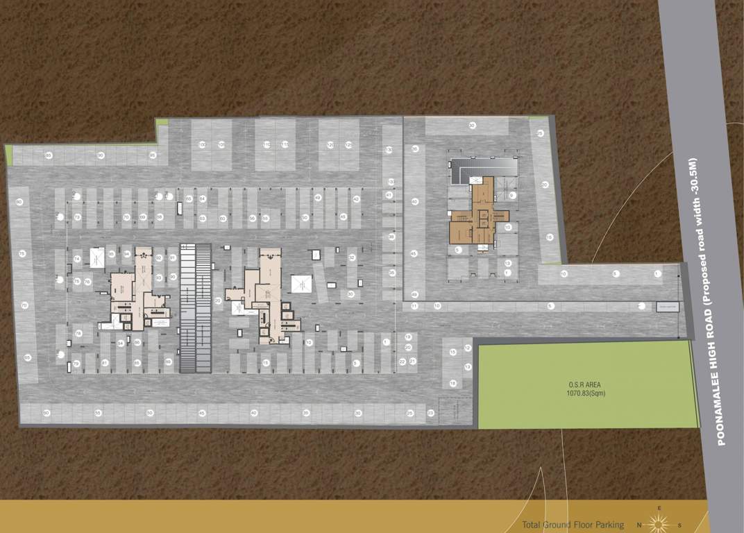  khushal gardens Khushal Gardens Cluster Plan For Ground Floor