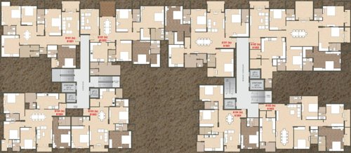  khushal-gardens Khushal Gardens Cluster Plan For Typical Floor