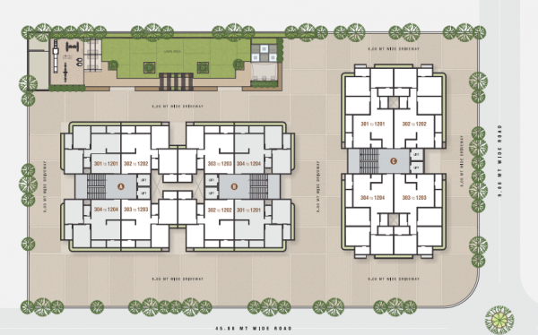  vaidehi-shine Block A Cluster Plan