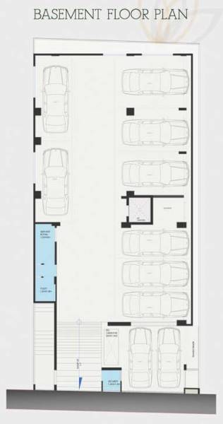  visthaara Evantha Visthaara Cluster Plan For Basement Floor