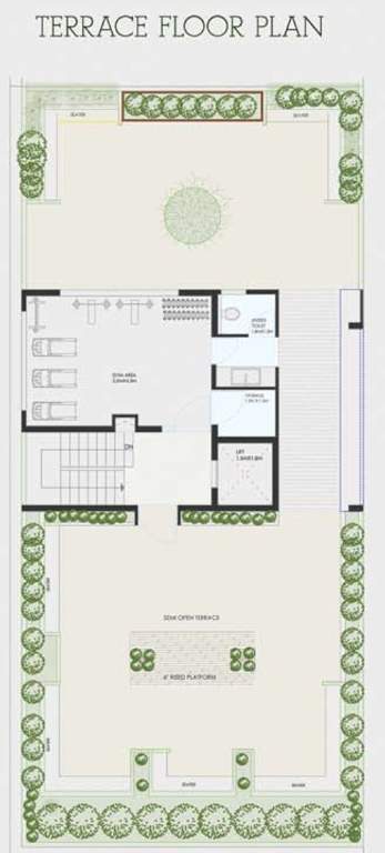  visthaara Evantha Visthaara Cluster Plan For Terrace Floor