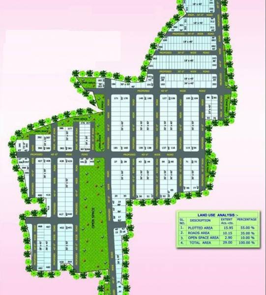  sreeramagiri Layout Plan
