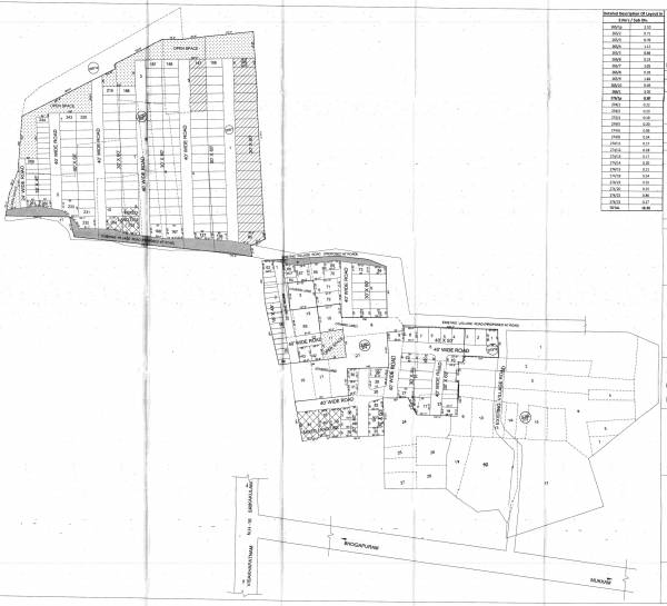 Layout Plan neeladri-township-phase-7 Layout Plan