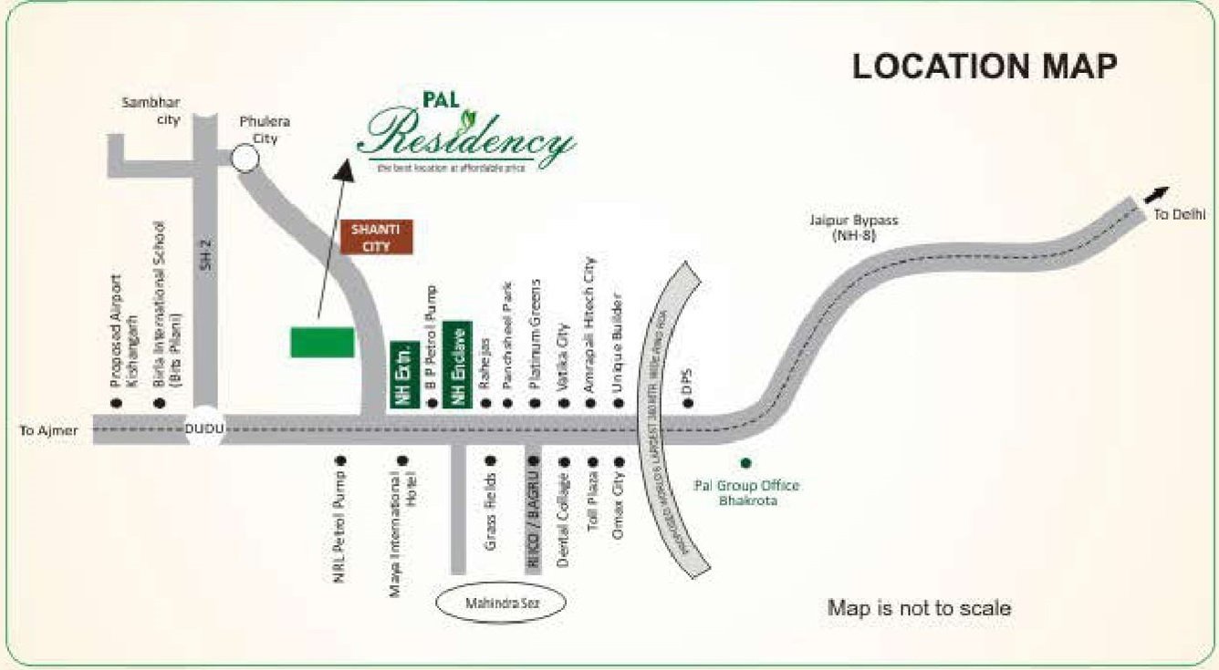  pal residency Location Plan
