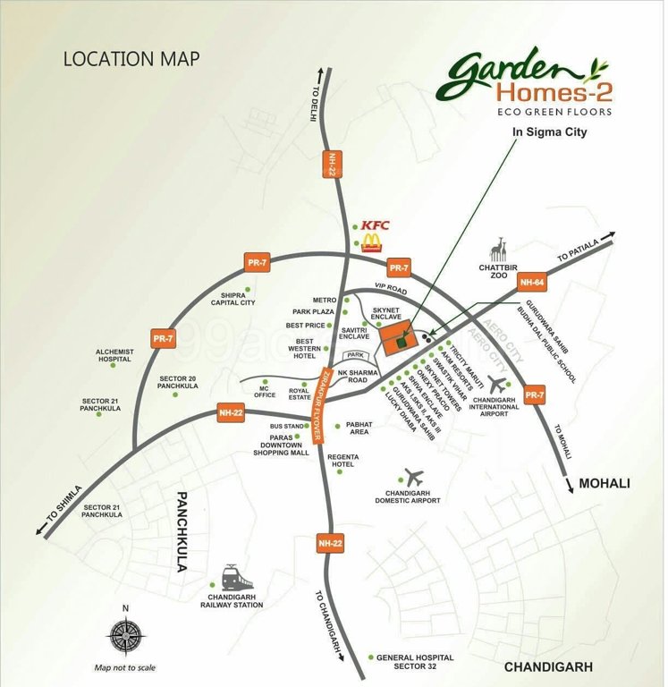  garden homes 2 Location Plan