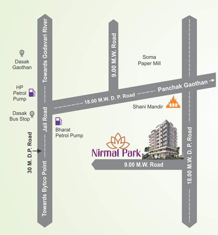  nirmal park apartment Location Plan