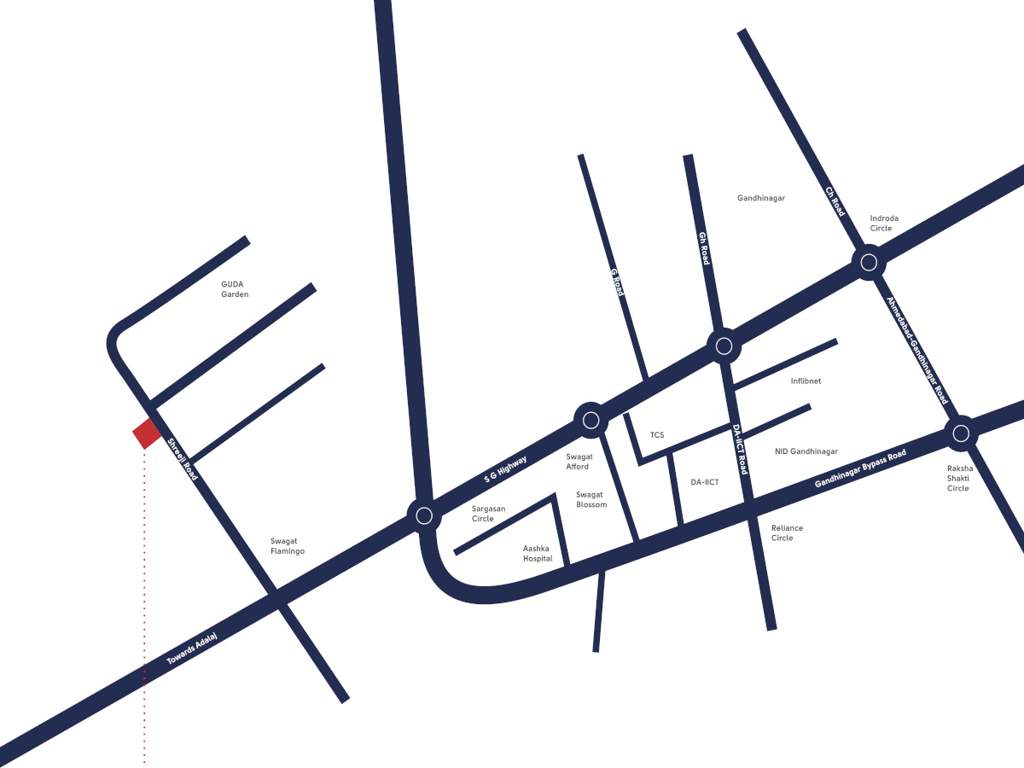  shreeji swastik Location Plan