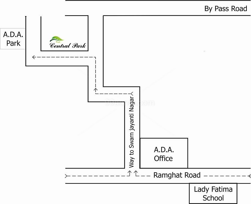  central park Location Plan