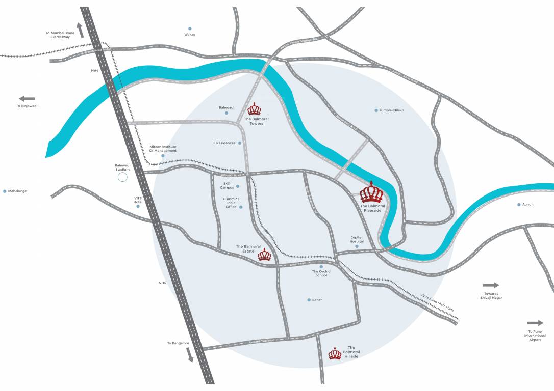 the balmoral riverside Location Plan