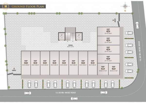  swastik-residency Cluster Plan