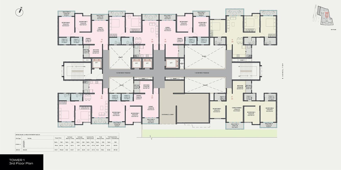 sportsville Tower 1 Cluster Plan