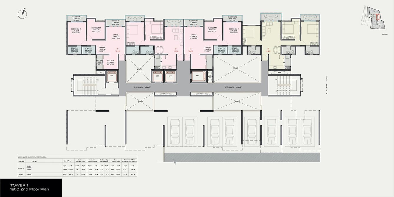  sportsville Tower 1 Cluster Plan