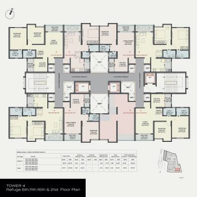  sportsville Tower 1 Cluster Plan